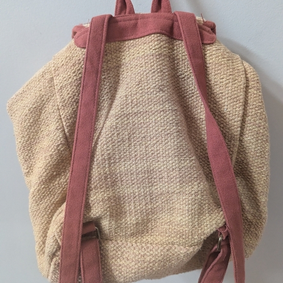 Vintage Southwestern Woven Cotton Kilim Backpack - Picture 15 of 15